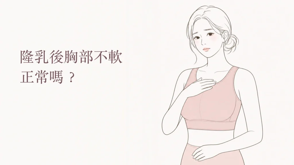 隆乳後胸部不軟與恢復期柔軟度影響因素